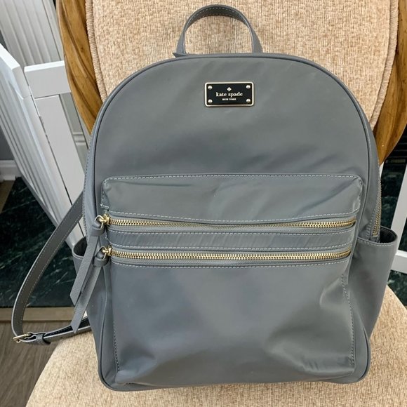kate spade Handbags - Kate Spade Bags Kate Spade Laptop Backpack Large Grey